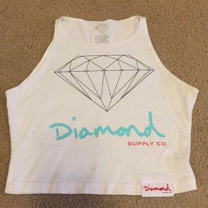 Cute Diamond Supply Co tank. Size small